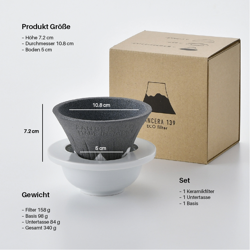 Fuji Cofil Kaffeefilter | Grau